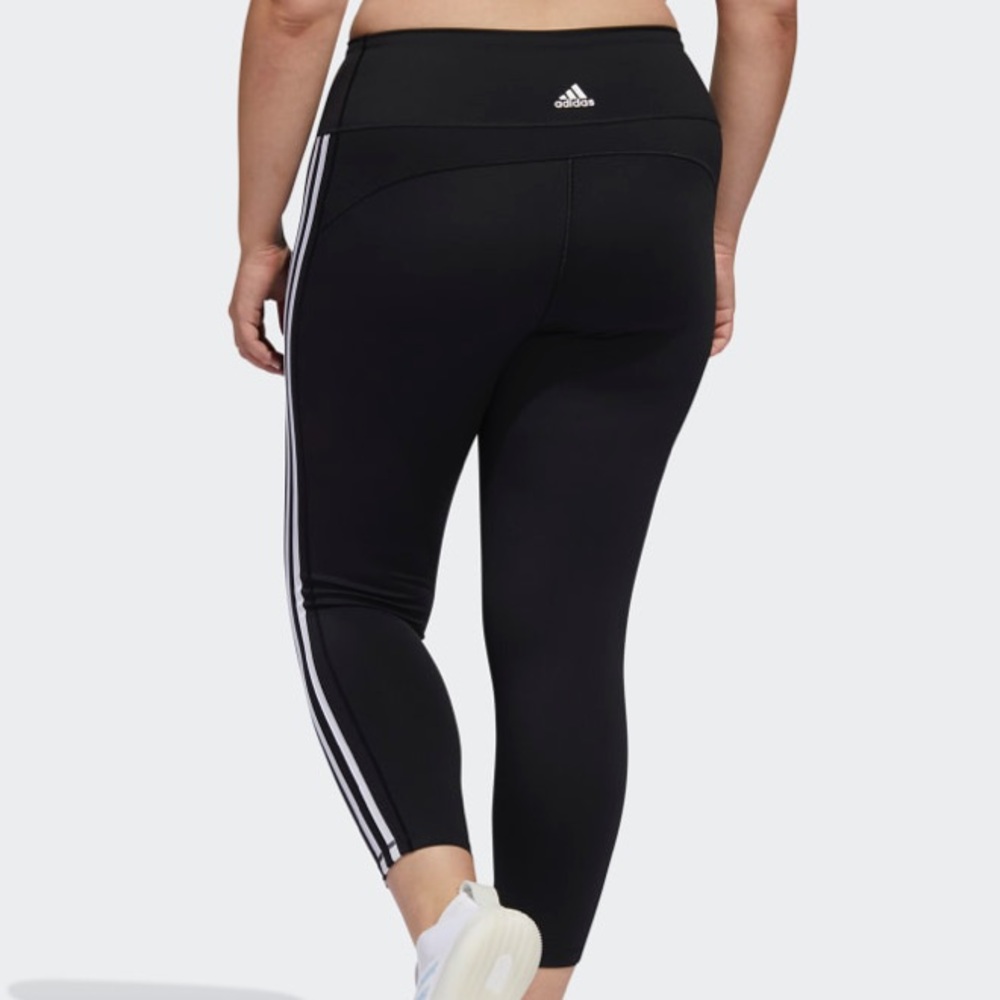 🆕ADIDAS 3-STRIPES 7/8 Tights 🌟 Plus Sizes 🌟 - Picture 5 of 16